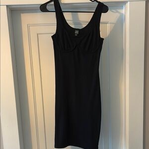 Wild Fable Black Scoop Neck Sheath Mini Dress